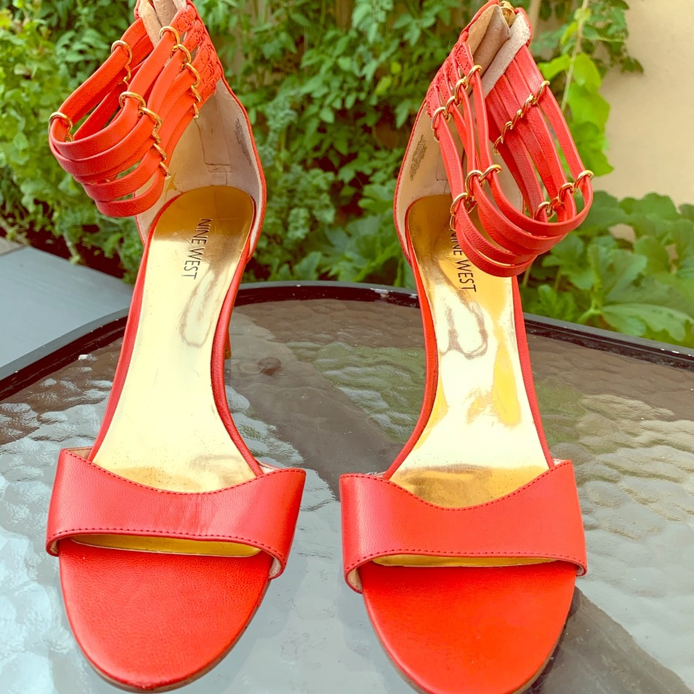 Nine West Coral Gladiator Sandals, Size 8 1/2